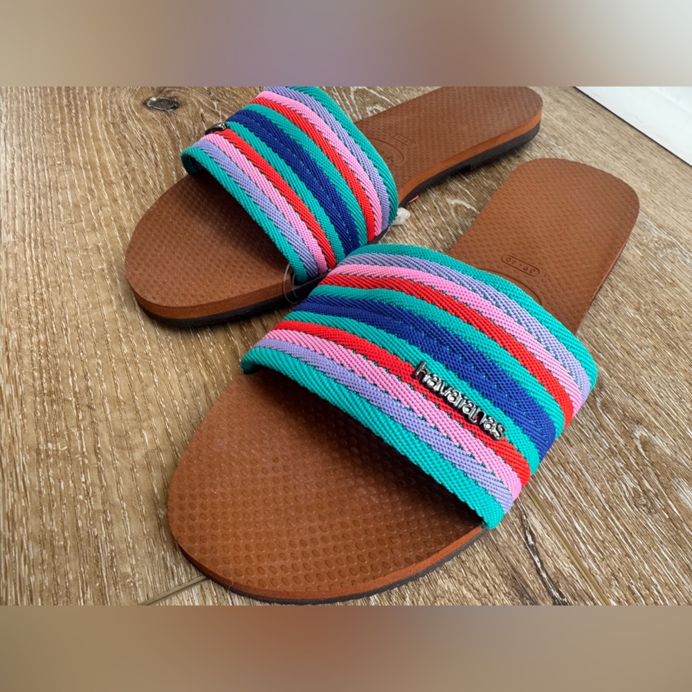 NWT Havianas You Malta Mix Color Rust - Women’s Size 9-10 (EUR 41-42)